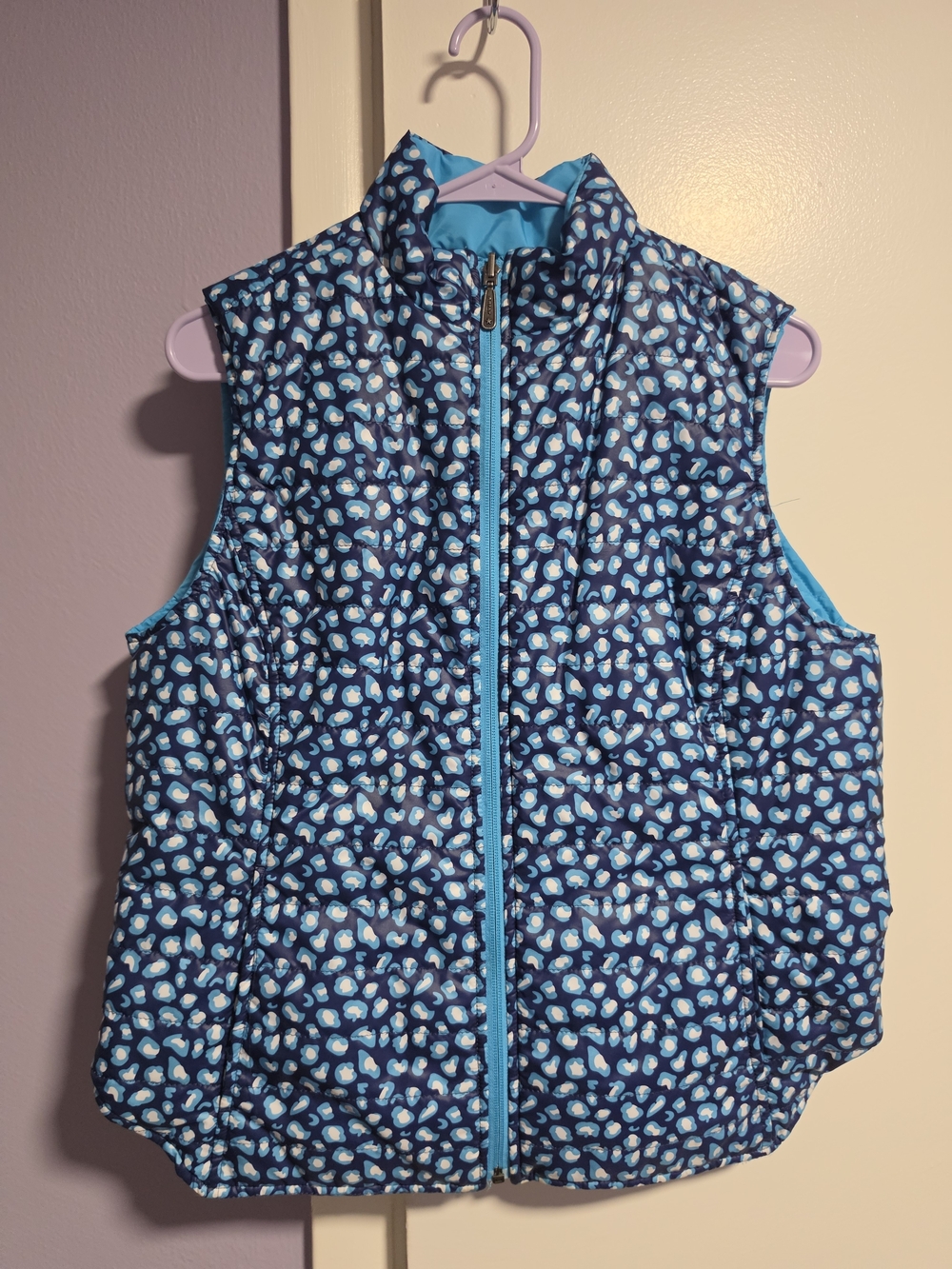 Ariat Reversible Navy Blue And Teal Puffer Vest